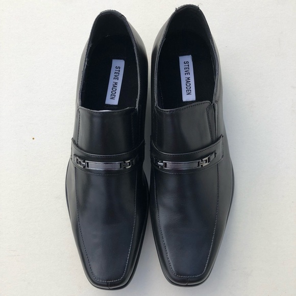 steve madden men's dress shoes black